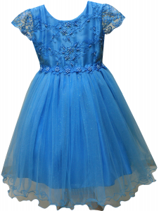 GIRLS CASUAL DRESSES (0232319) TURQ
